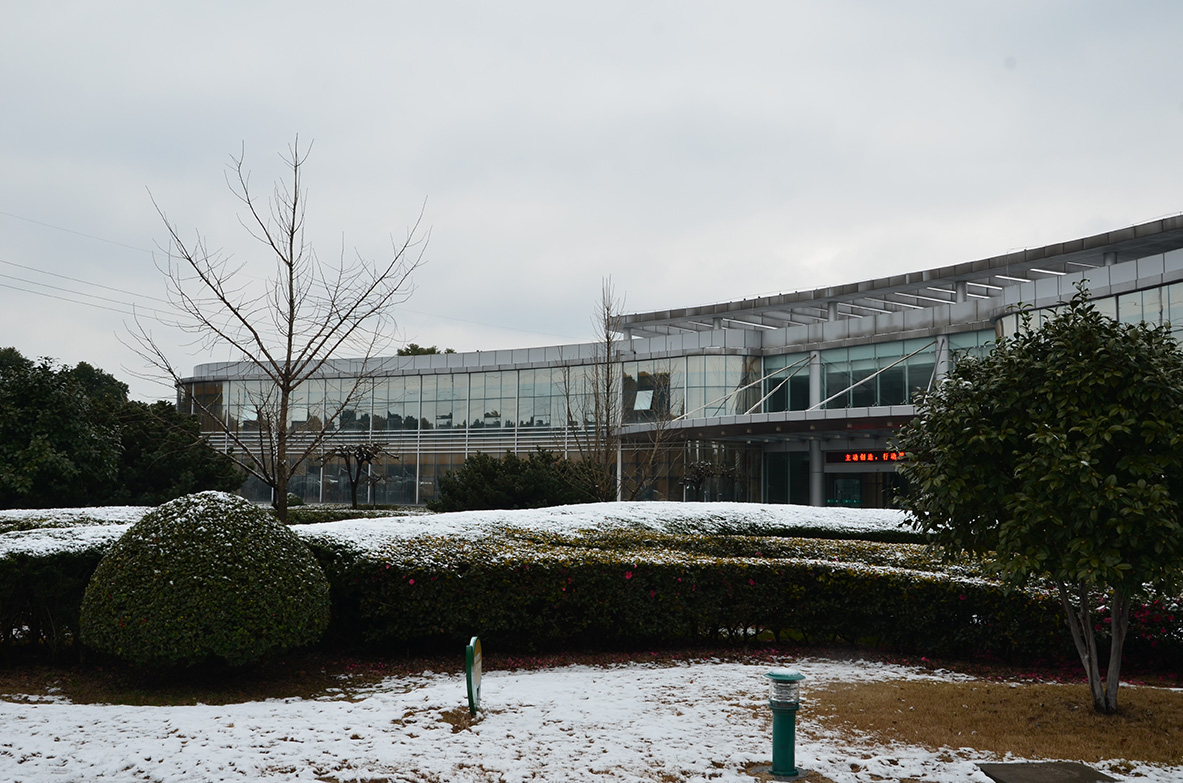 2018年格派上虞工廠迎來第一場雪