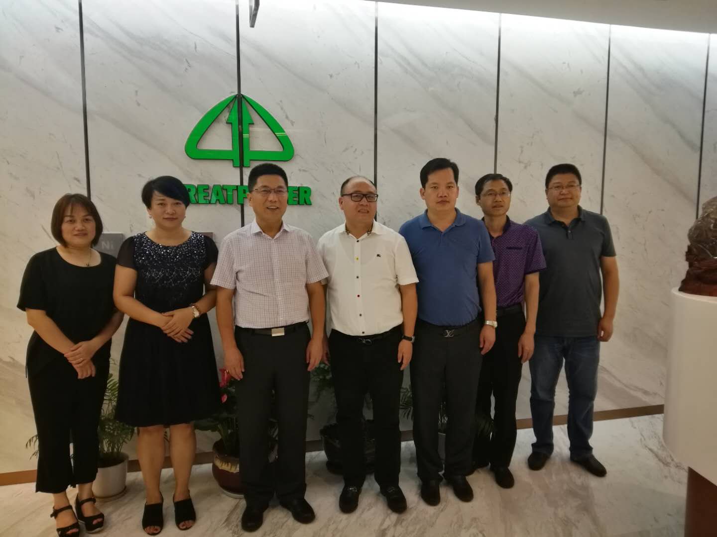 上虞區(qū)委常委一行考察格派上?？偛? title=