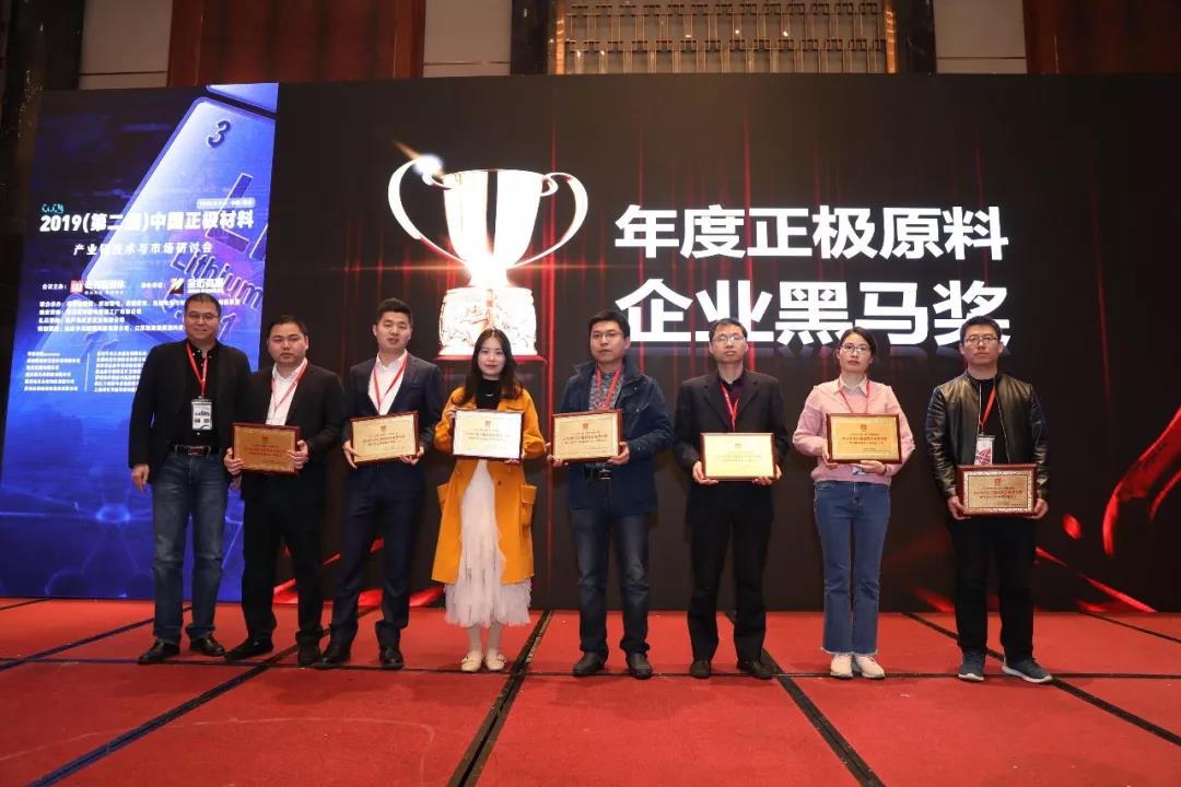 格派新能源榮獲"年度正極原料企業(yè)黑馬獎"